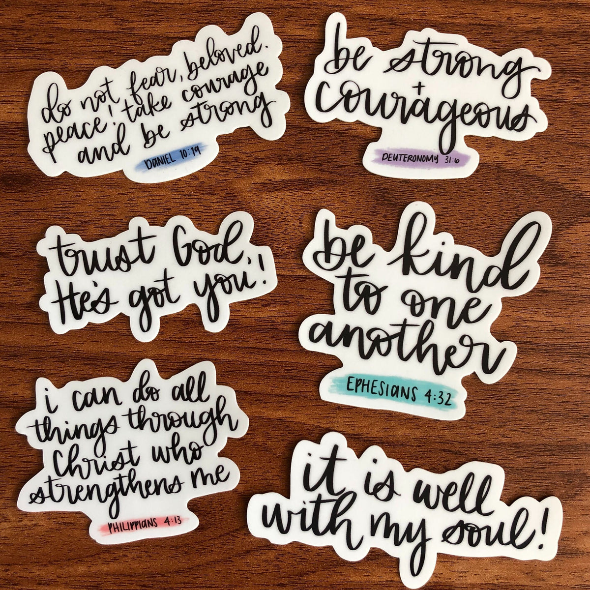 Christian Sticker Faith Bible Verse Quote Stickers 