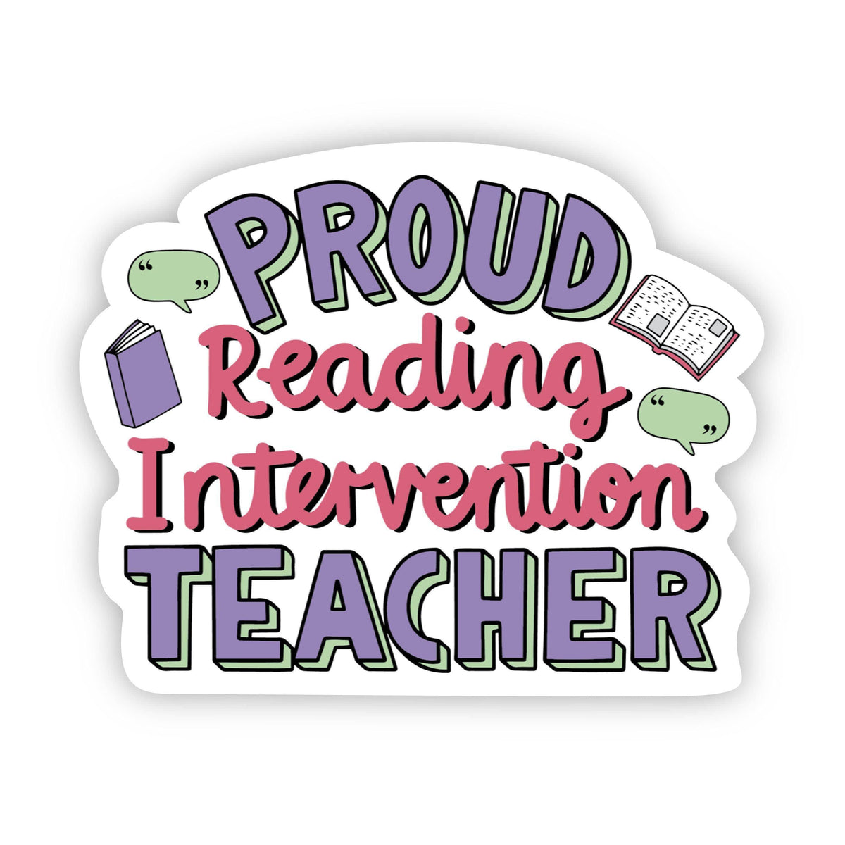 Proud Middle School Teacher Vinyl Sticker - Teacher Stickers – InBooze