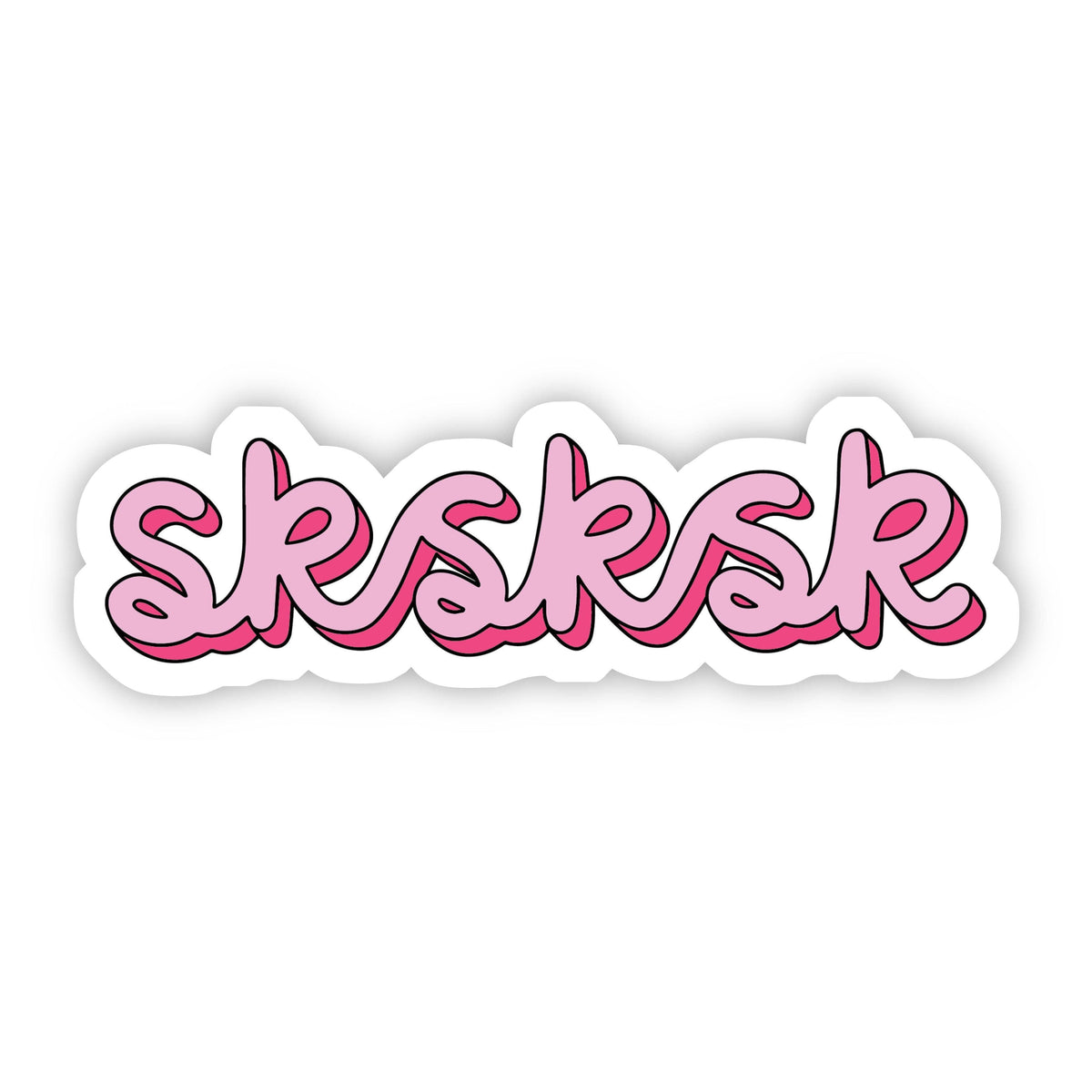 Sksksk Pink Aesthetic Sticker – Big Moods