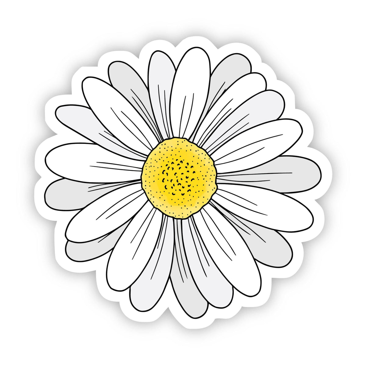 Pink Daisy Aesthetic Sticker – Big Moods