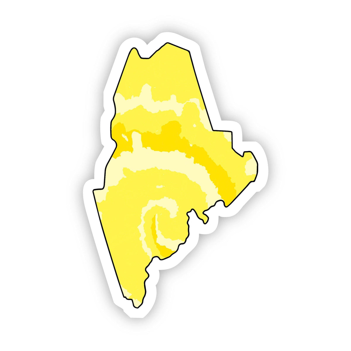 Maine Yellow Sticker Big Moods