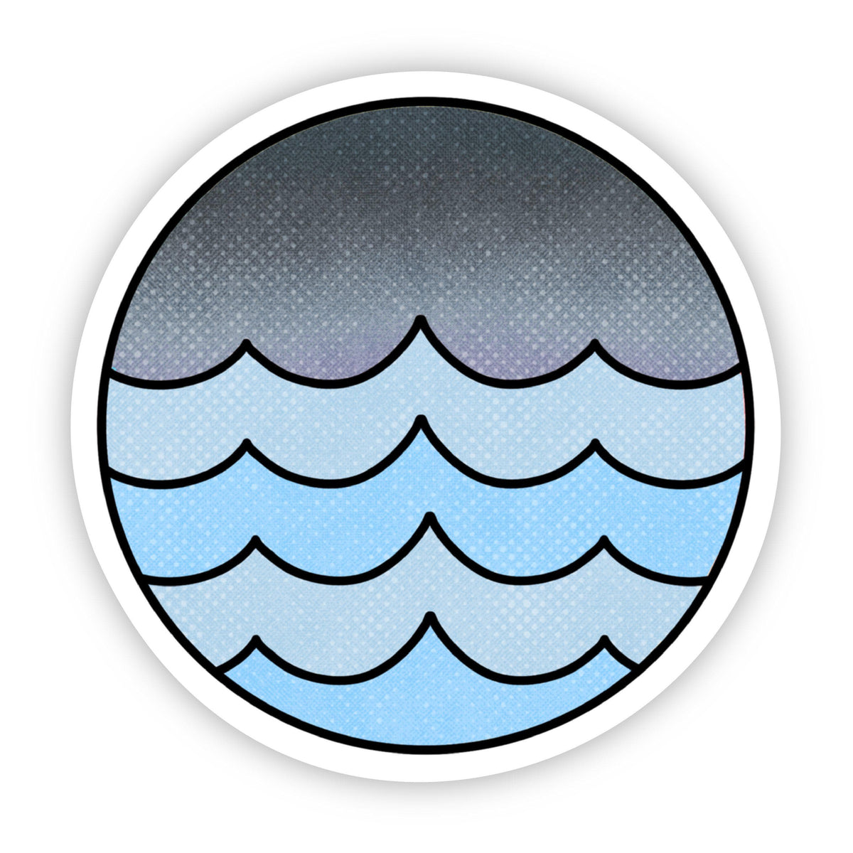 Cancer Water Element Zodiac Sticker Big Moods