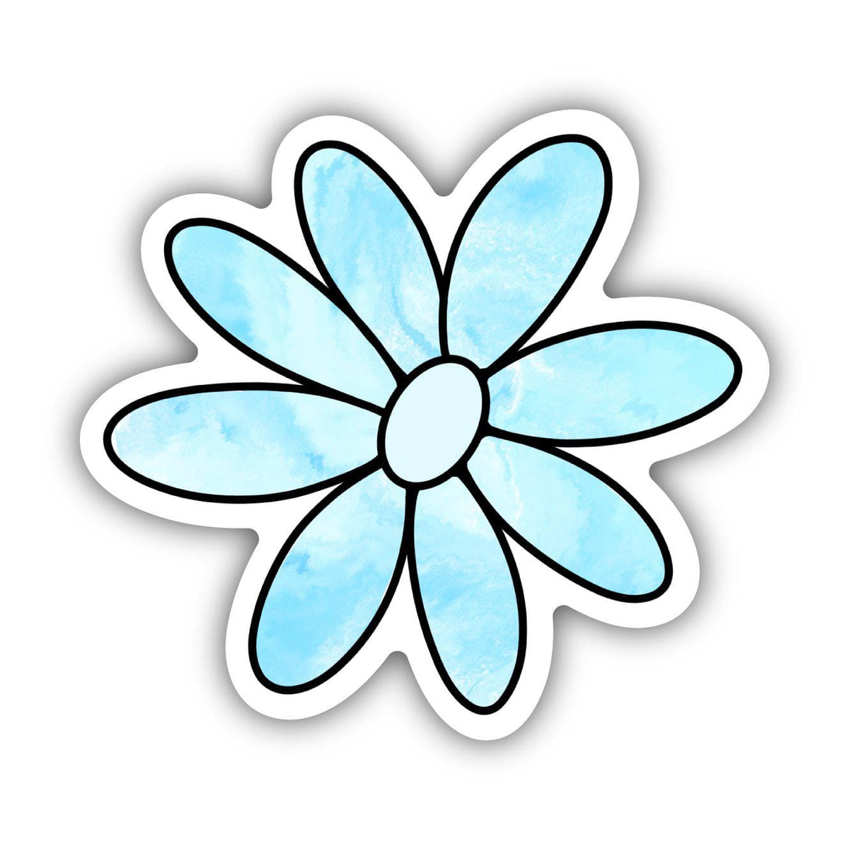 Light Blue Daisy Stickers, Hobby Lobby