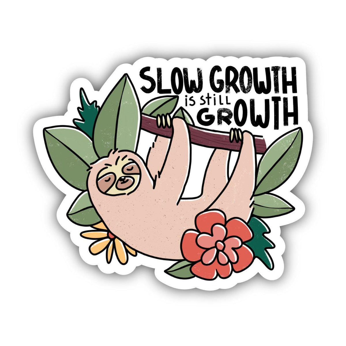 Sloth am I slow Sticker for Sale by ironydesigns