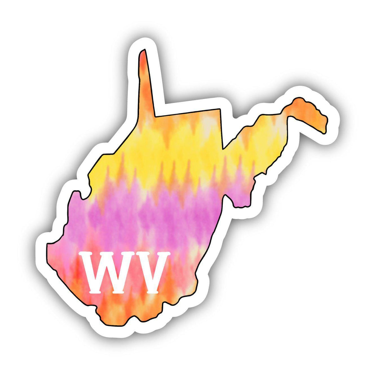 west virginia tie dye shirt