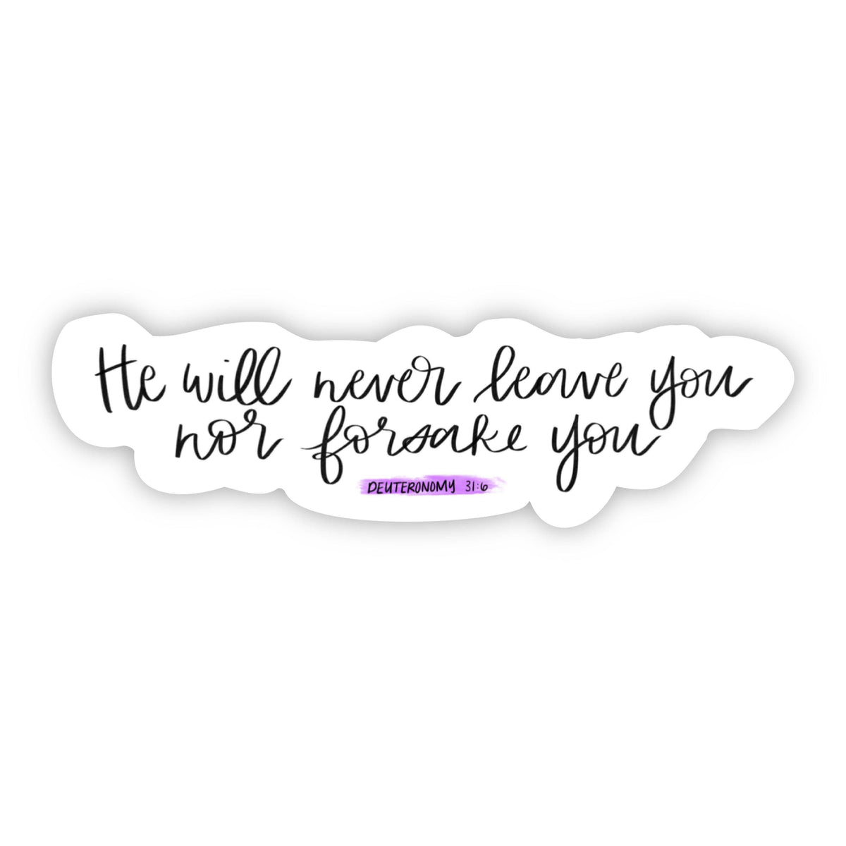 What Would Jesus Do? Floral Christian Sticker