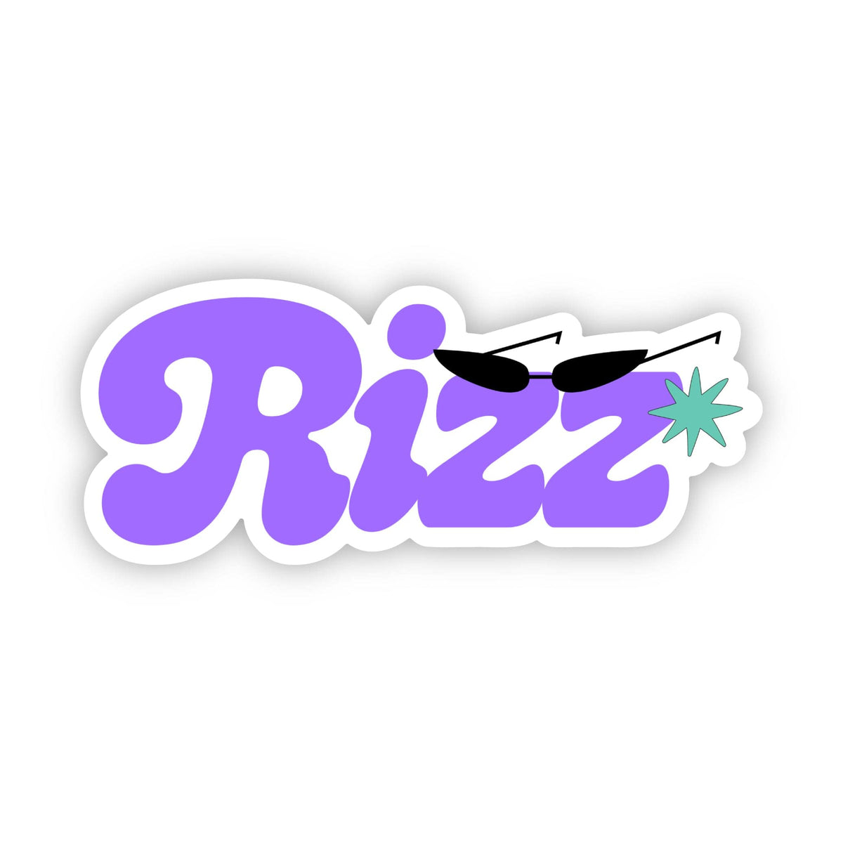 Rizz Purple Sticker â Big Moods