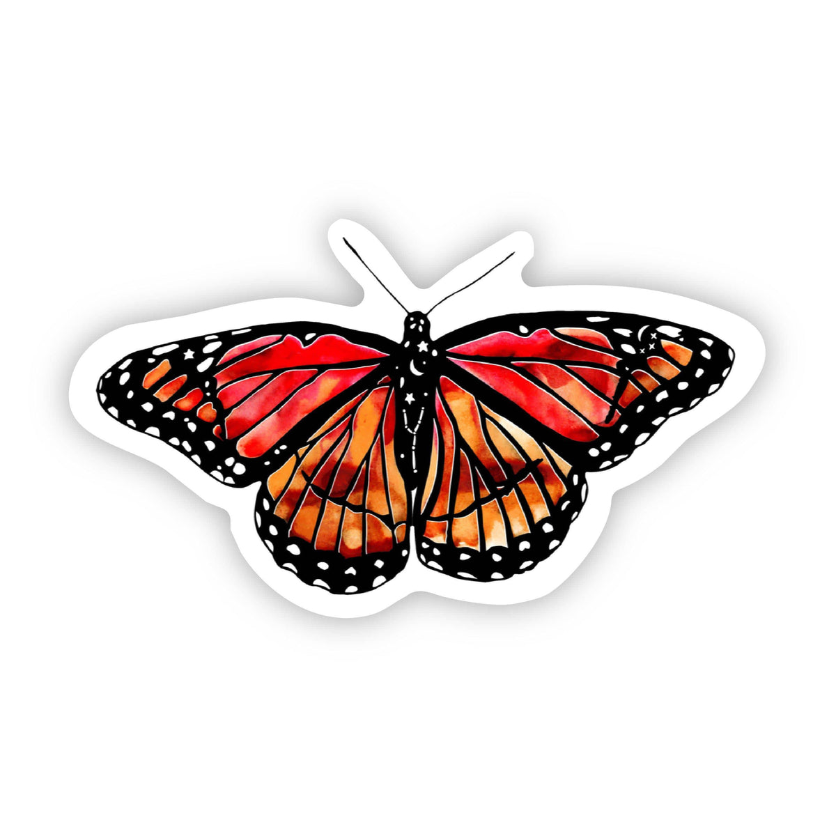 Butterfly and Moon Sticker – Big Moods