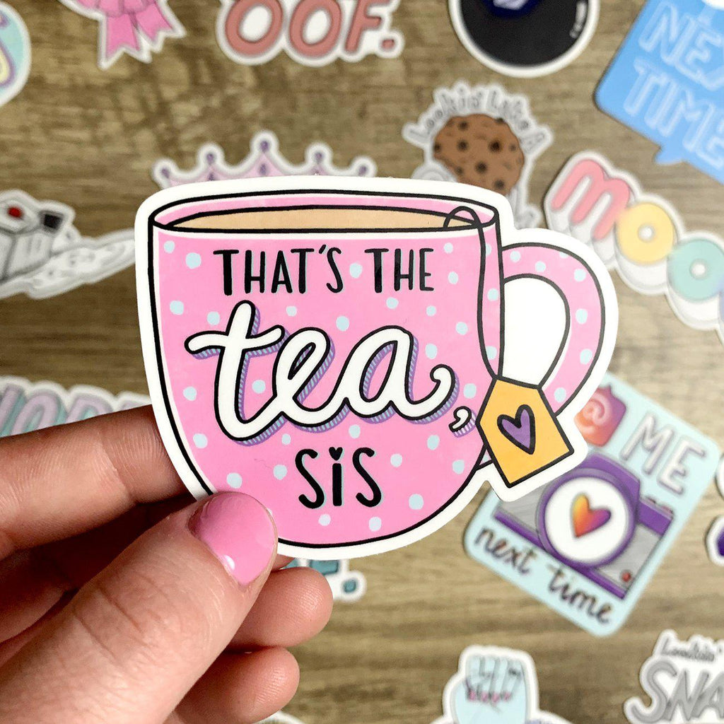 that's the tea sis sticker