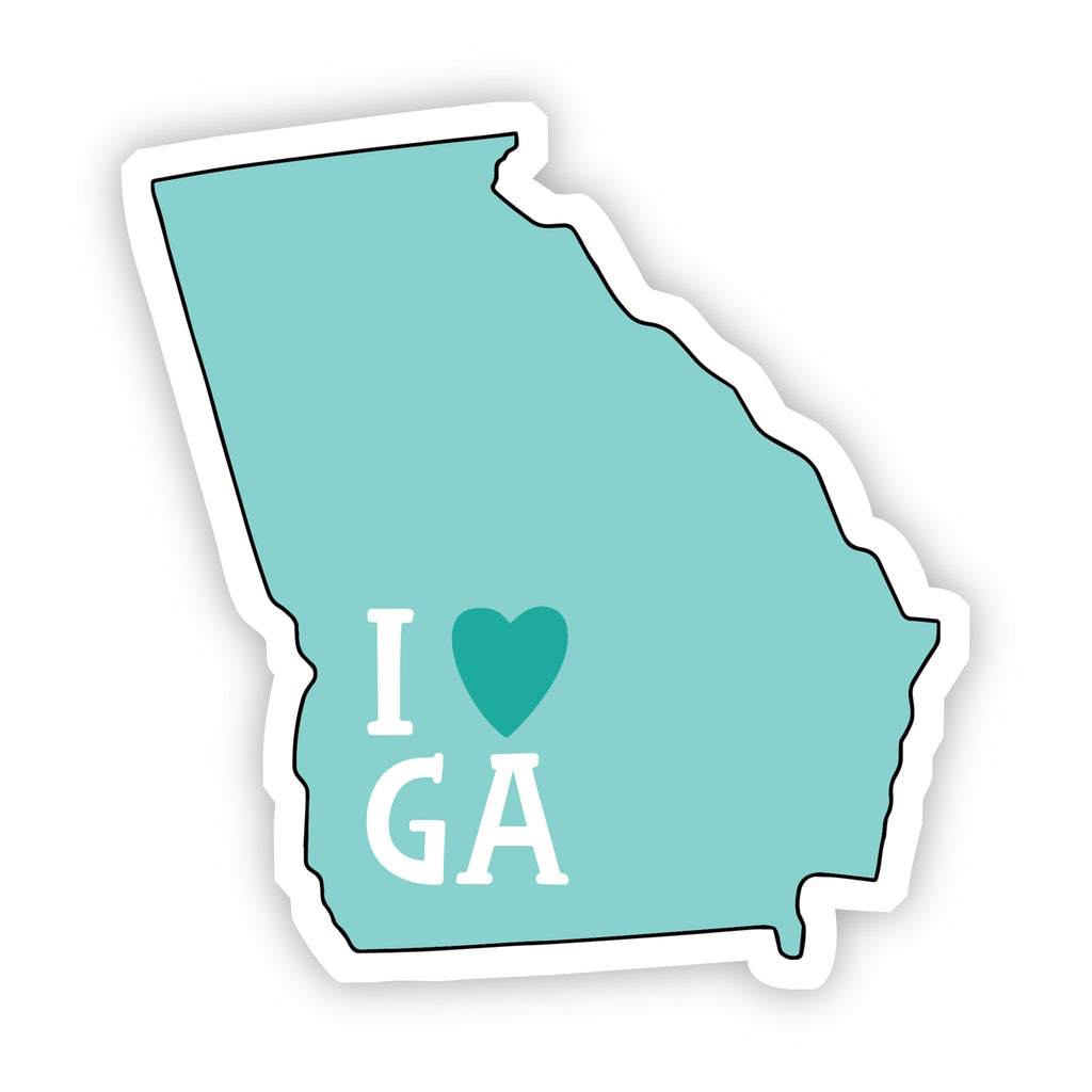 Ga Sticker state stickers all 50 states – Big Moods
