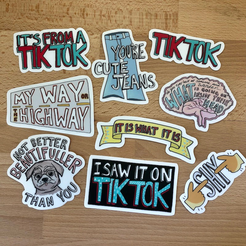 Strangle Tik Tok Sticker TikTok Stickers – Big Moods