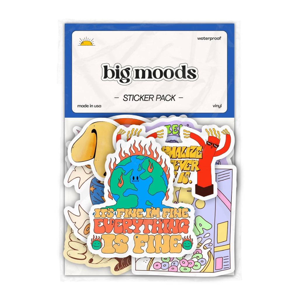 Mystical & Spiritual Stickers 9 Pack – Big Moods