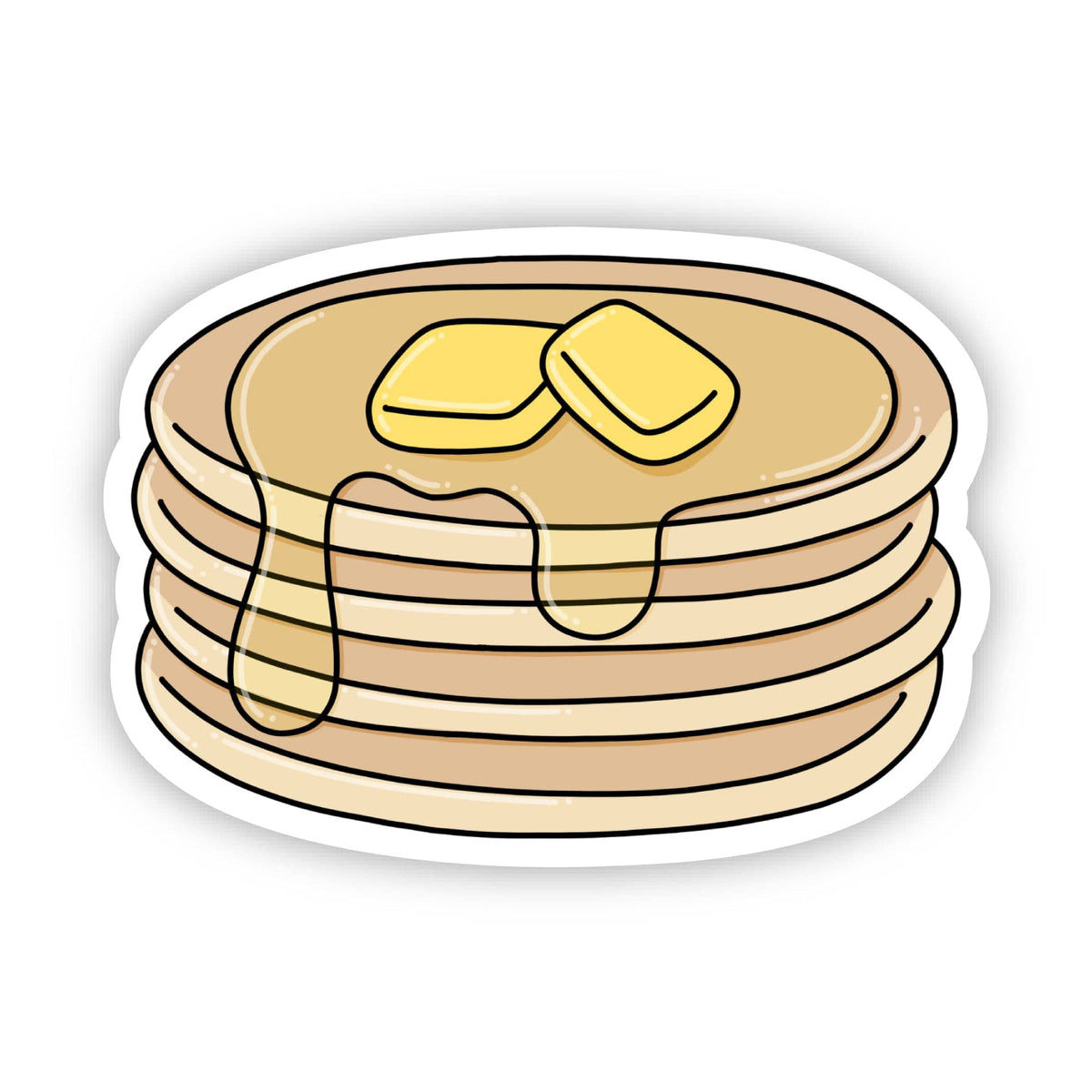 Pancakes With Butter Sticker – Big Moods