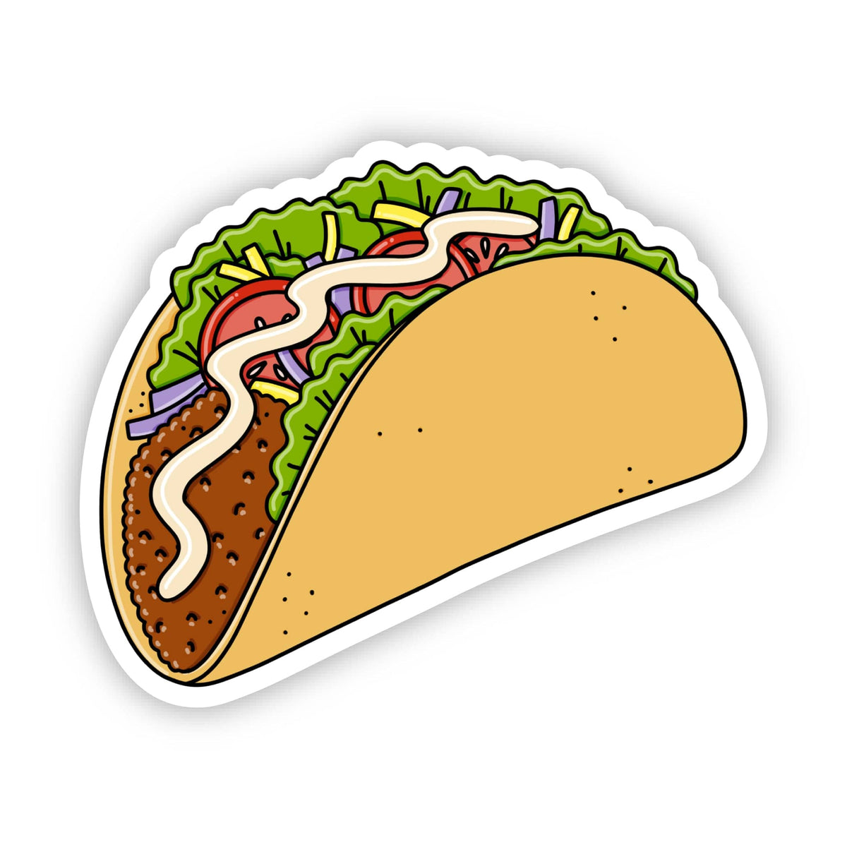 Taco Sticker – Big Moods