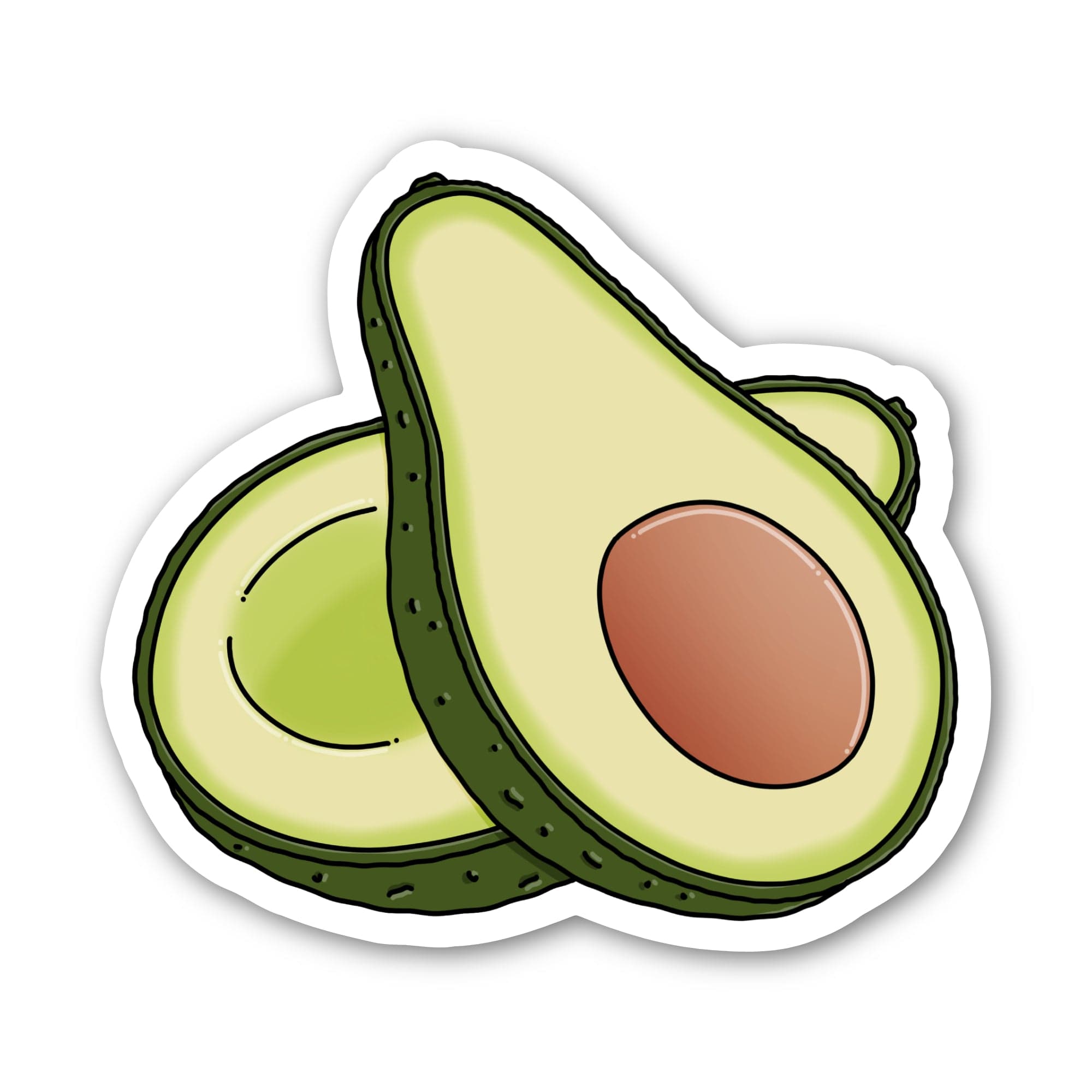Avocado Sticker – Big Moods
