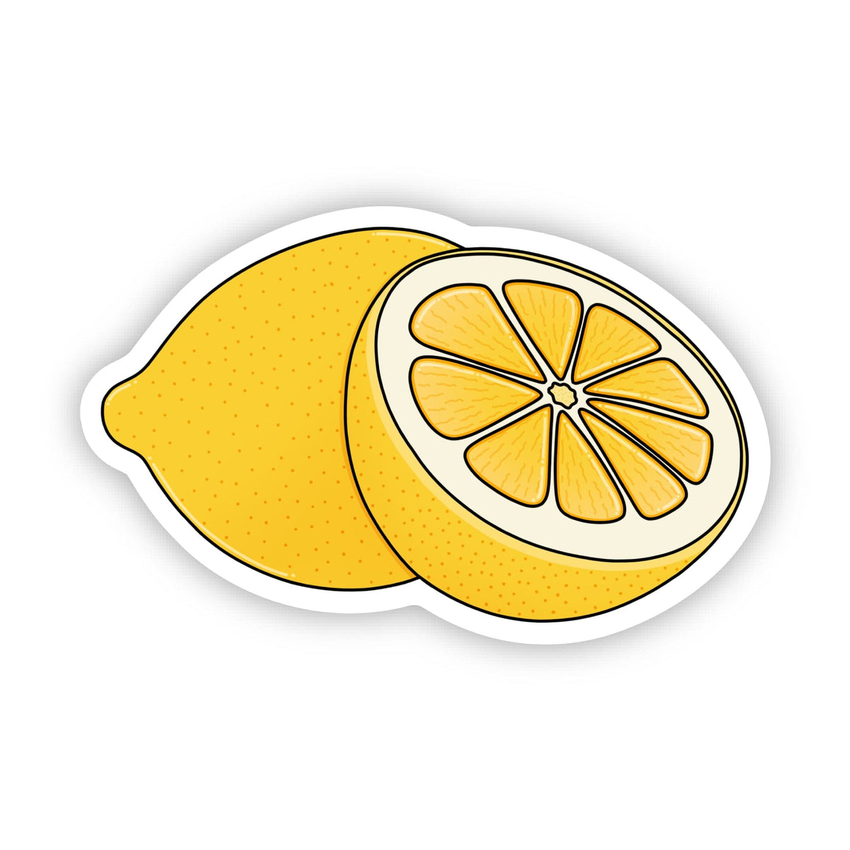 Lemon Slice Sticker – Big Moods