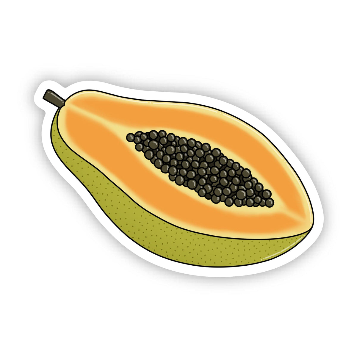 Papaya Tree Sticker Papaya Fruit Sticker – Big Moods