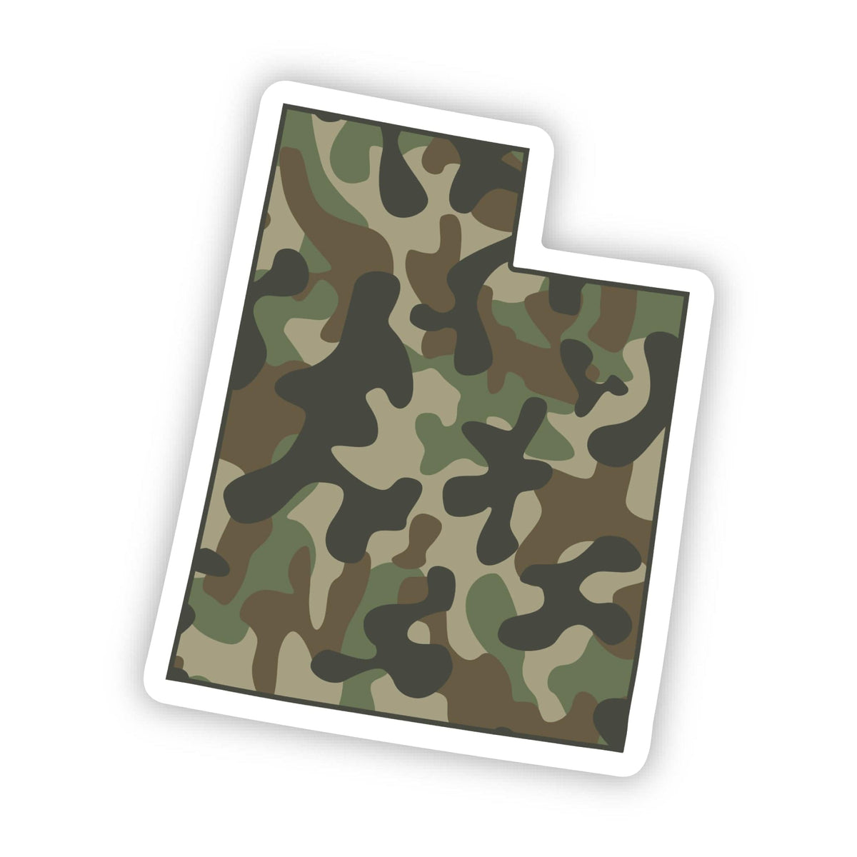Utah Camo Pattern Sticker – Big Moods