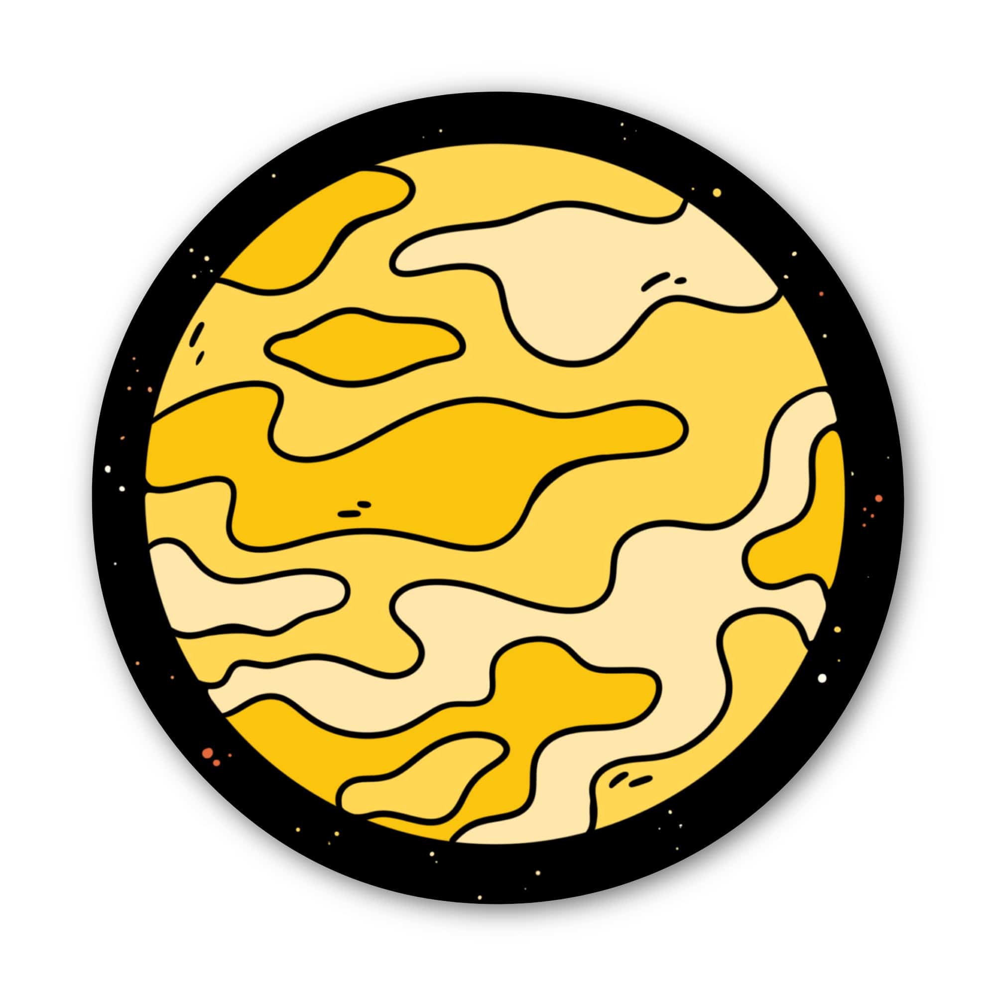 Venus Sticker Venus Planet Sticker – Big Moods