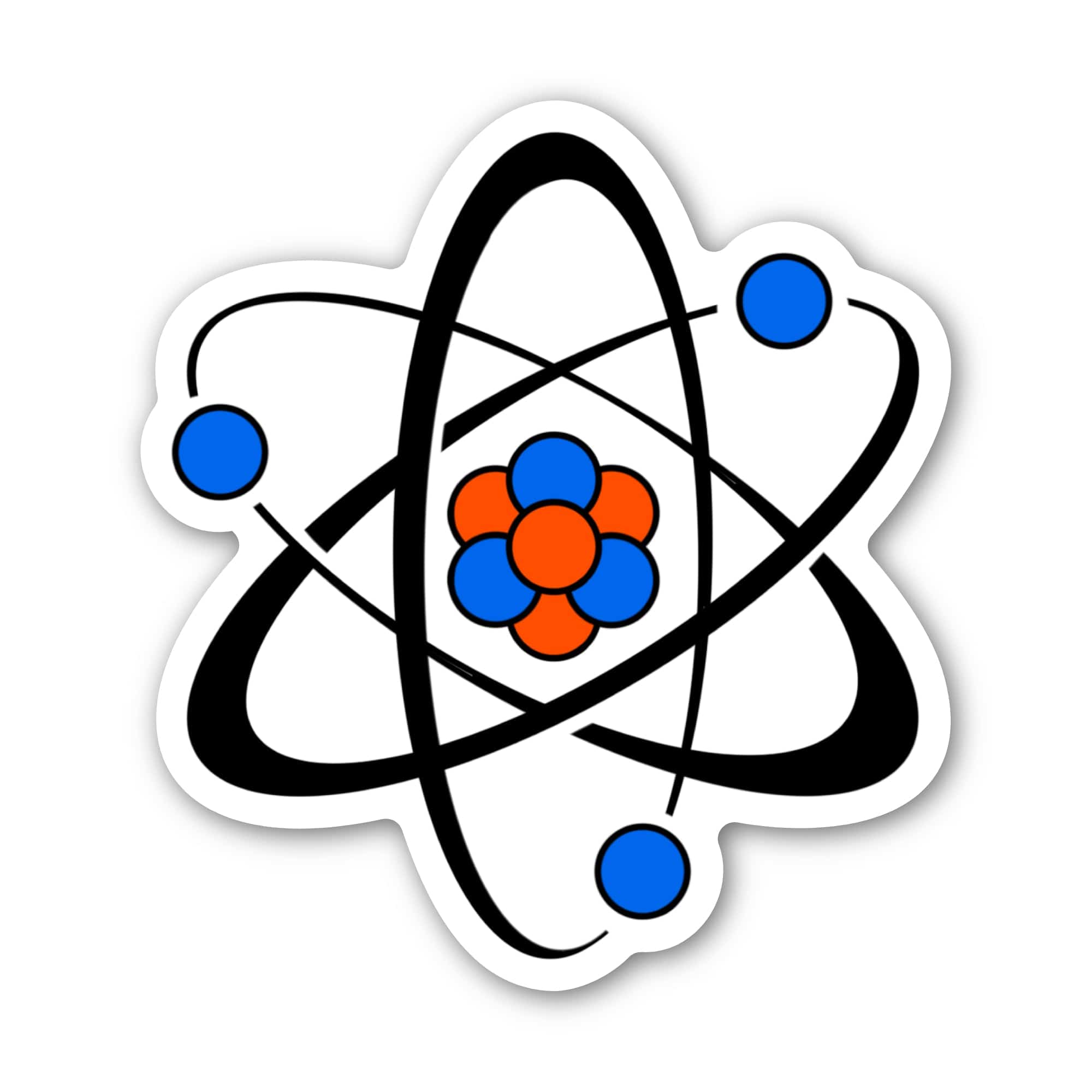 Sticker Science Atom Atom Sticker – Big Moods