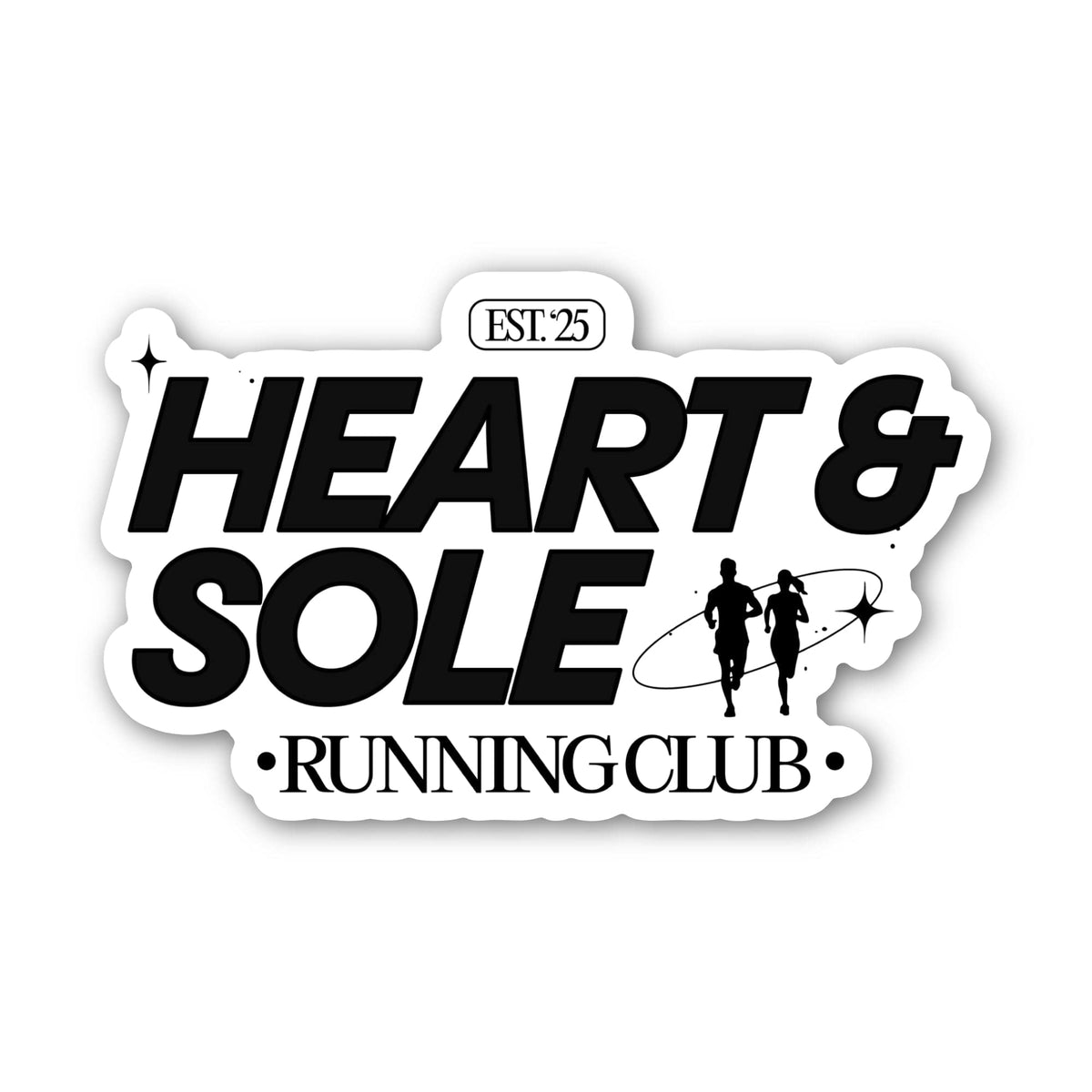 Heart & Sole Running Club Sticker – Big Moods