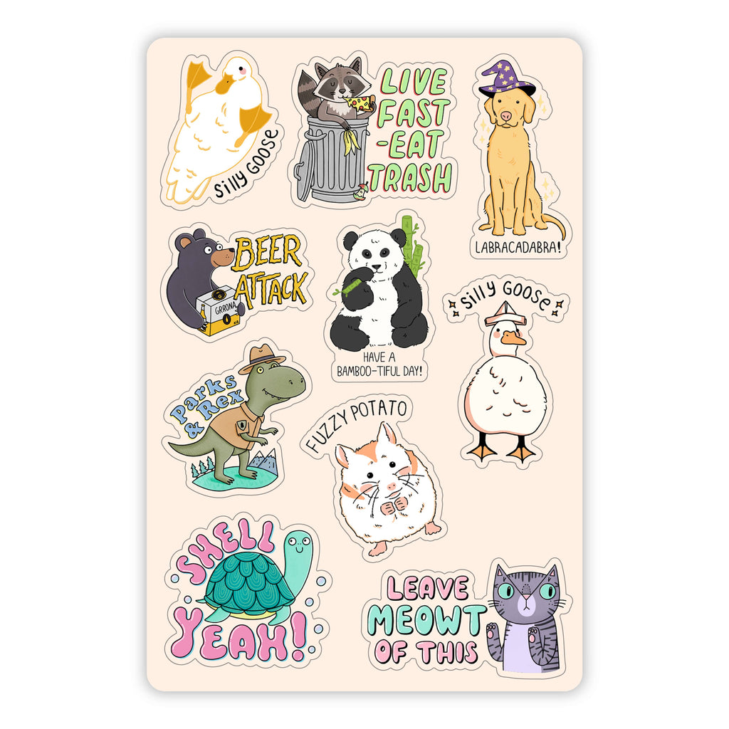 Mini Sticker Sheets – Big Moods