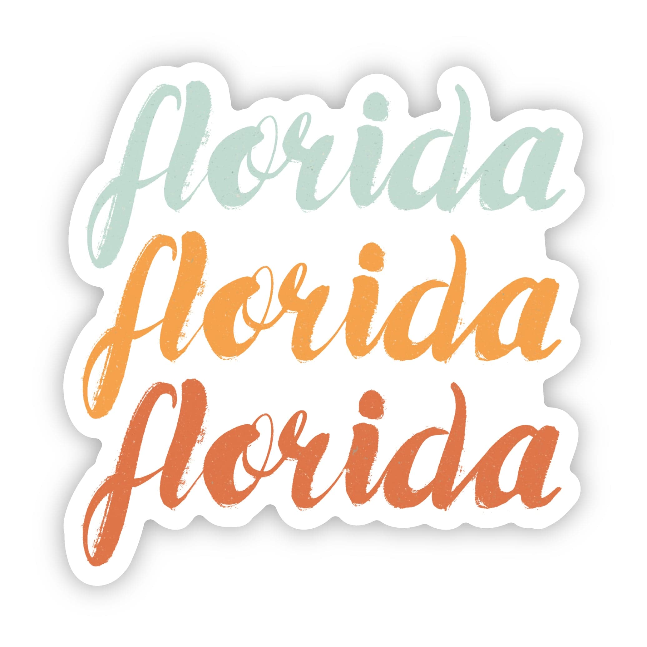 Florida Language Sticker Florida Text Sticker – Big Moods