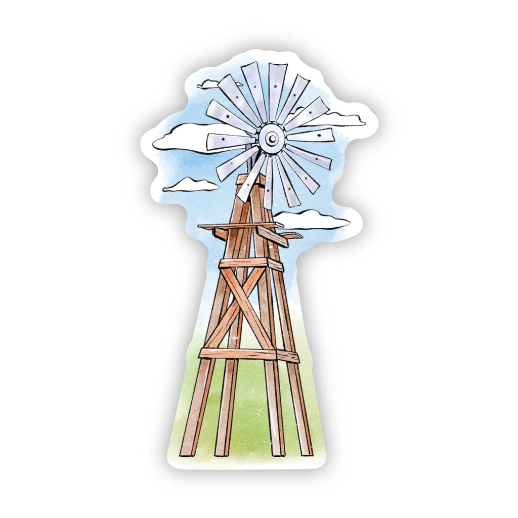 Kansas Windmill Sticker – Big Moods