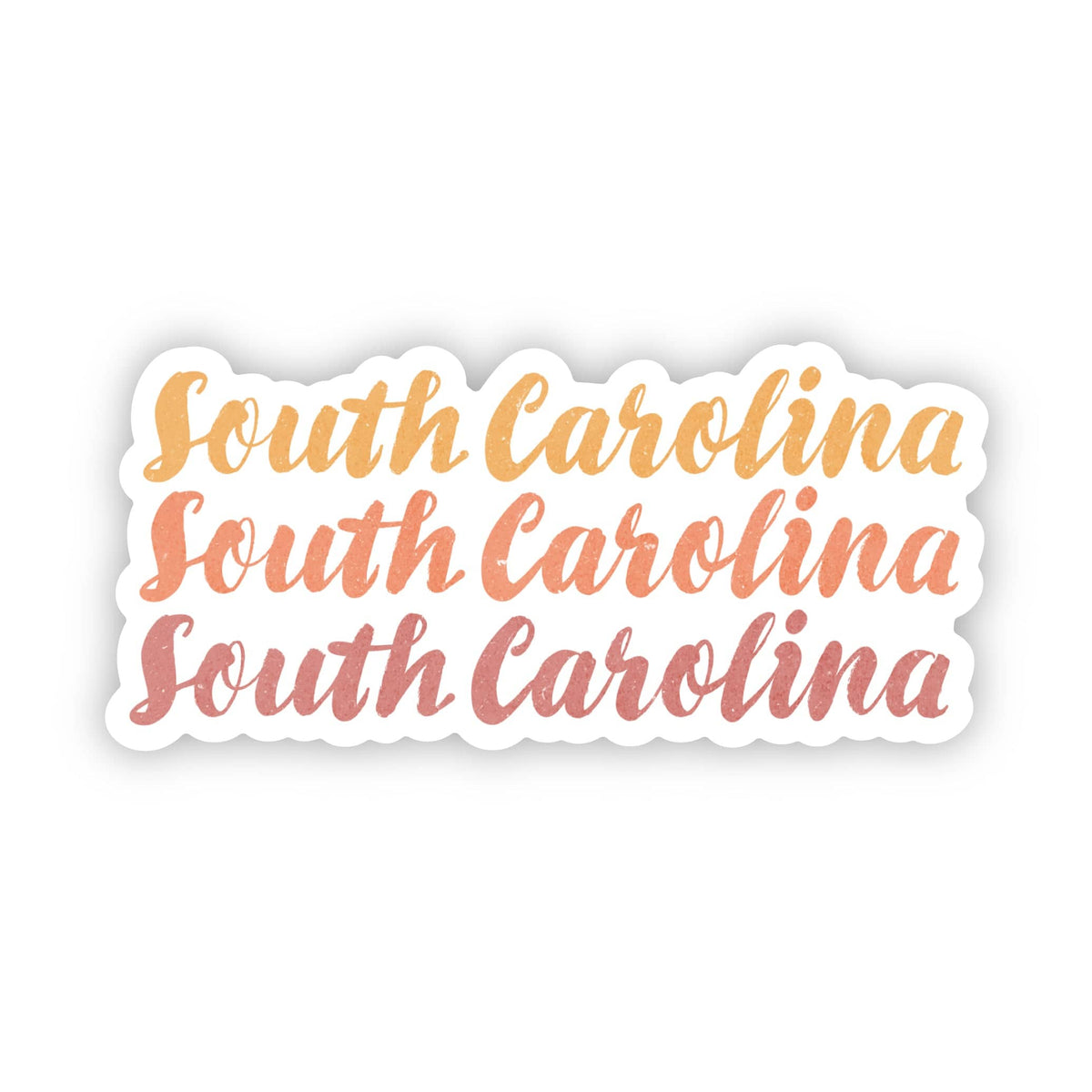 Sc Text South Carolina Text Sticker – Big Moods