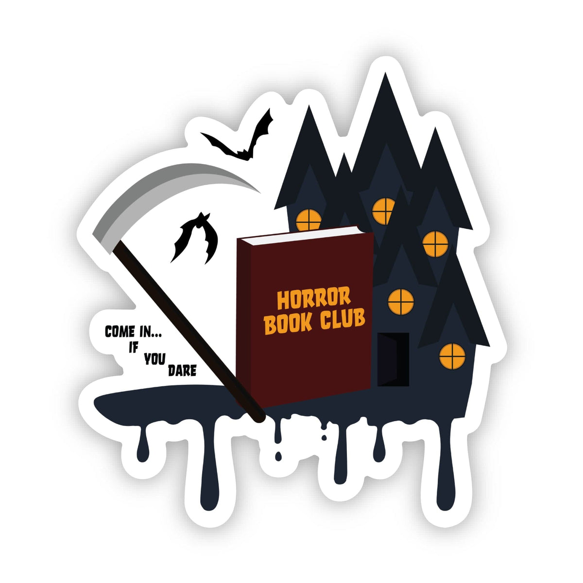 Horror Book Club Sticker – Big Moods