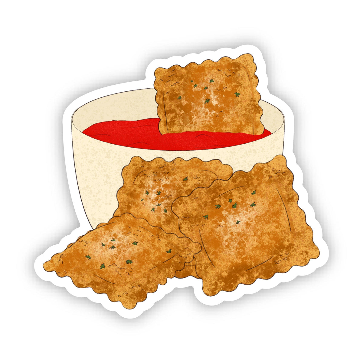 Toasted Ravioli Sticker – Big Moods