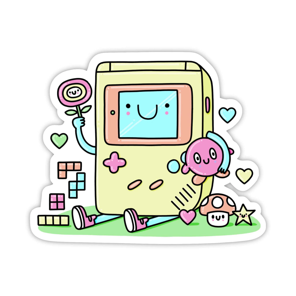 Cute 90s Gaming Device Sticker – Big Moods