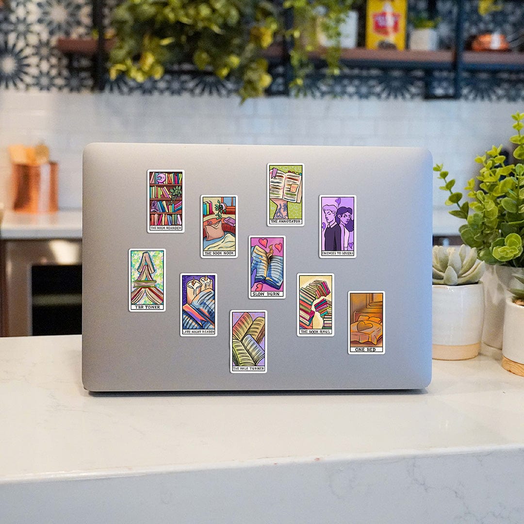 Bookish Tarot Card Stickers 10 Pack – Big Moods