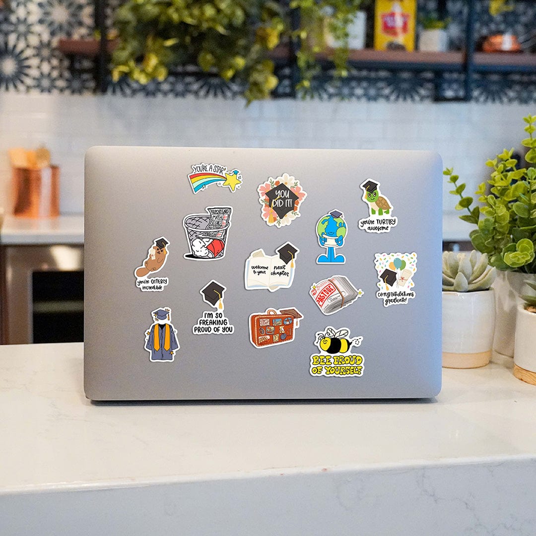 Illustrated Graduation Stickers 13 Pack – Big Moods