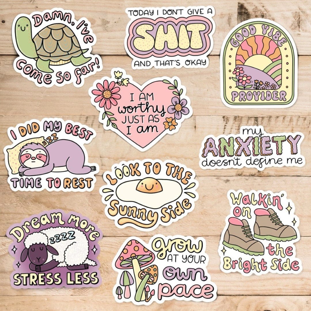 I've Come So Far - Sticker 10 Pack – Big Moods