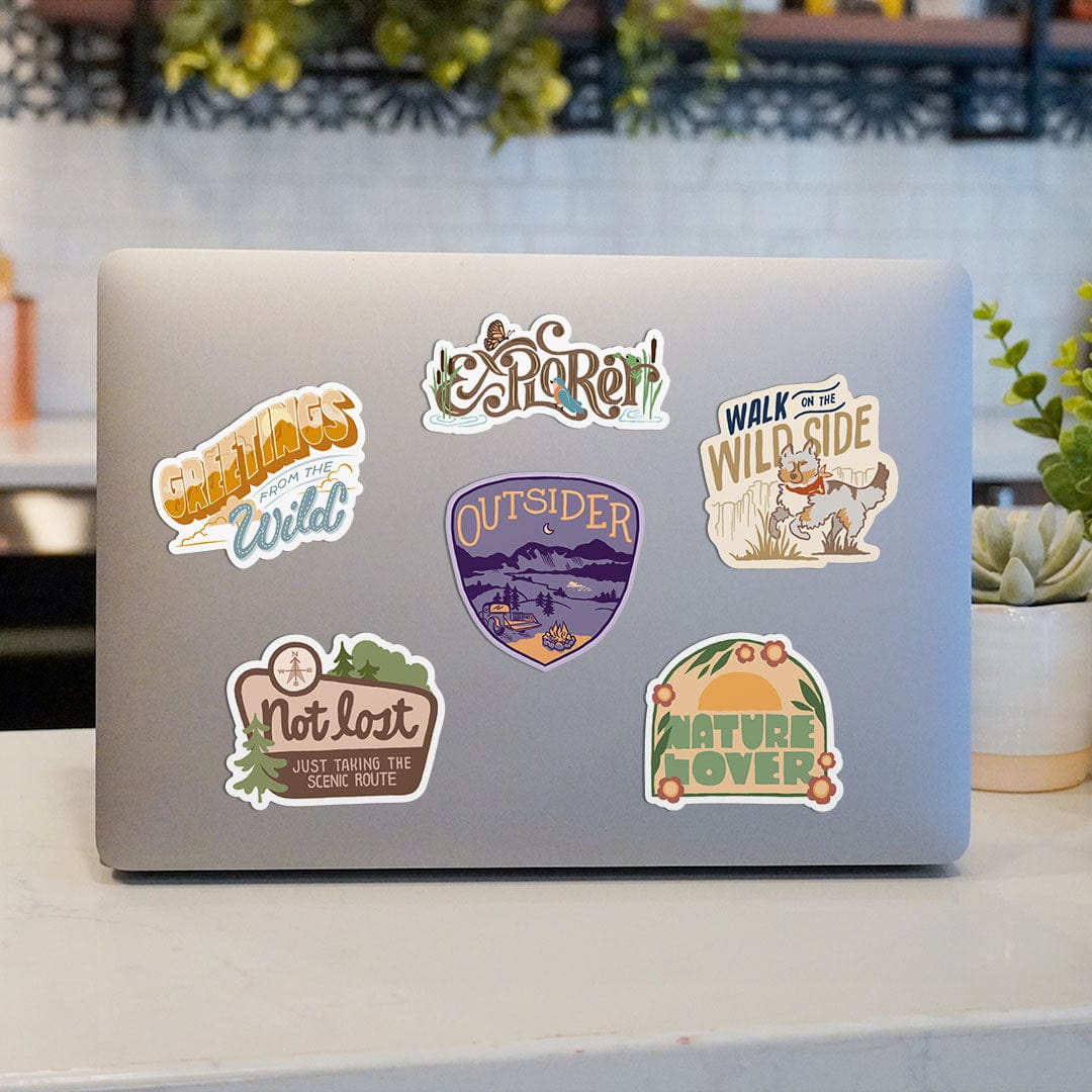 Nature Explorer Sticker 6 Pack – Big Moods