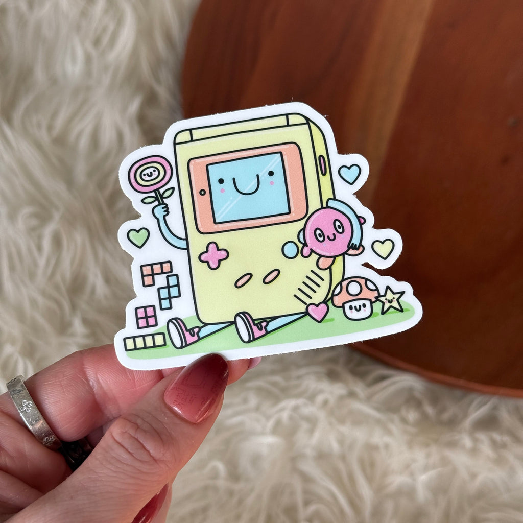 Cute 90s Gaming Device Sticker – Big Moods