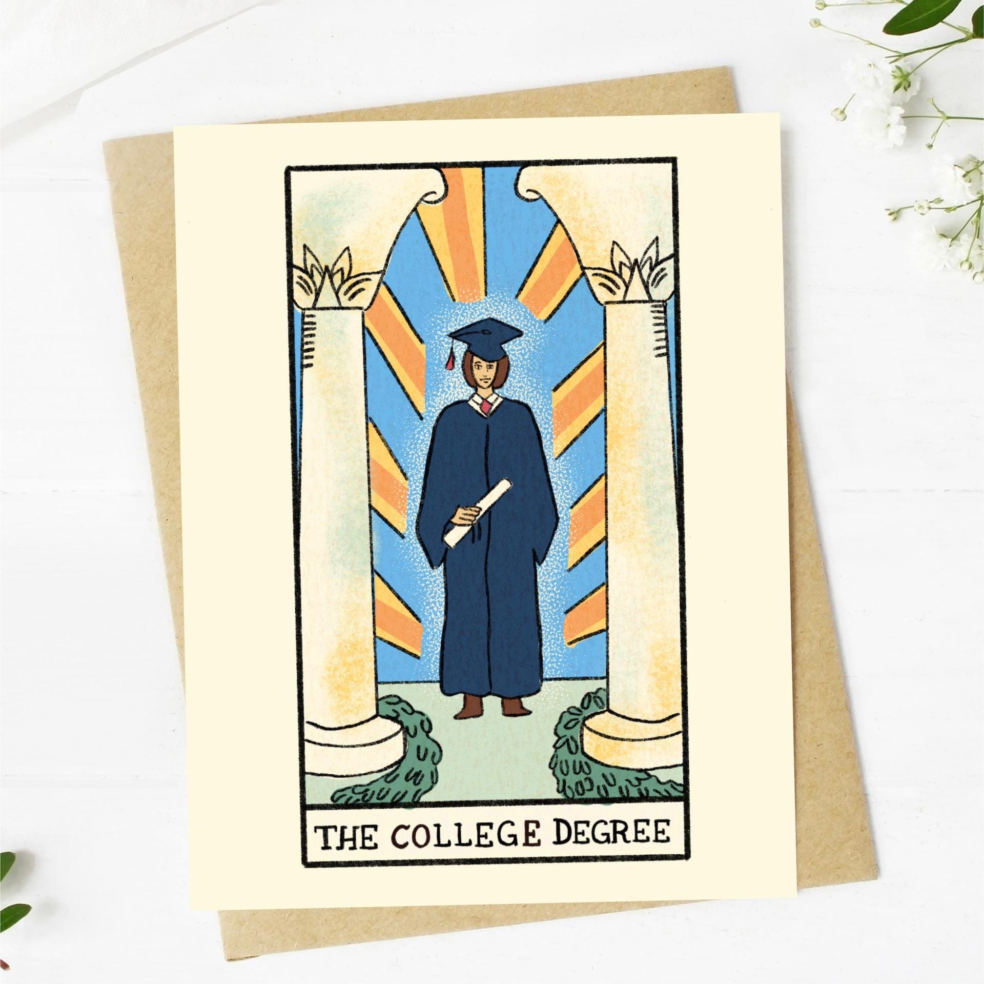 college grad card The College Degree Grad Card (Female)