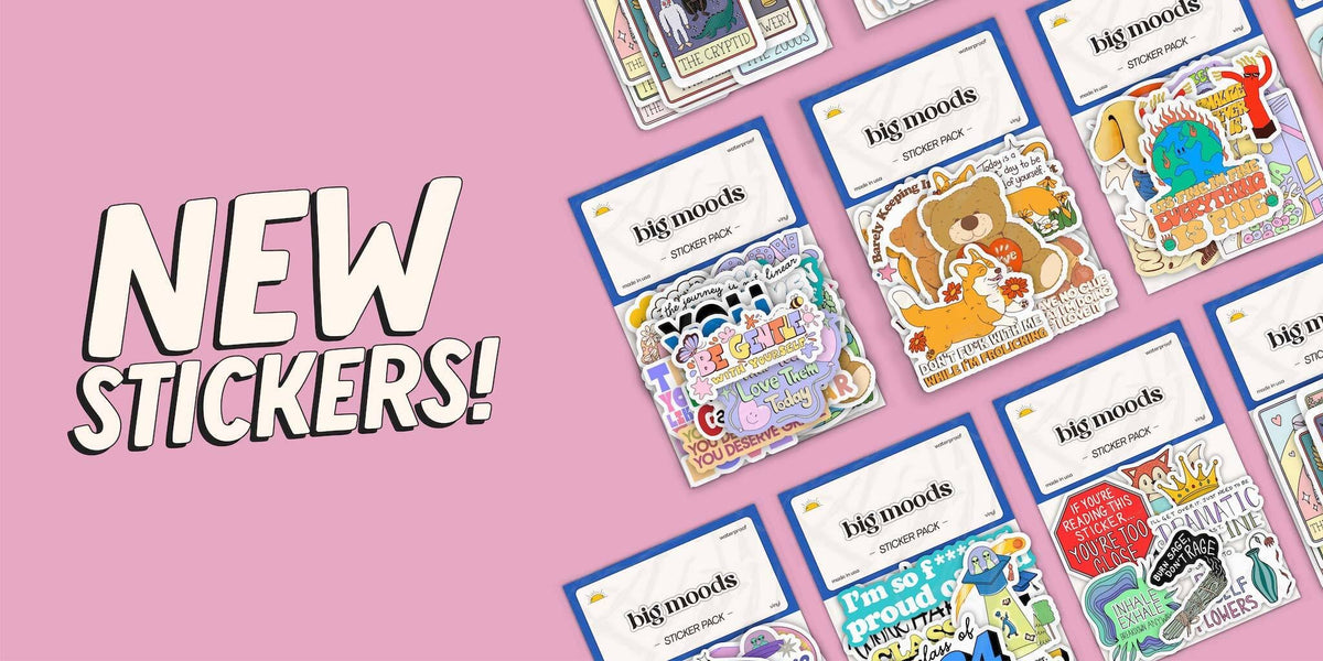 Hydro Flask Stickers – Big Moods