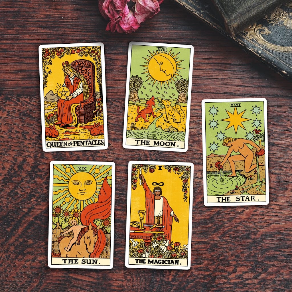 The Sun & The Moon Tarot Card Sticker - Big Moods