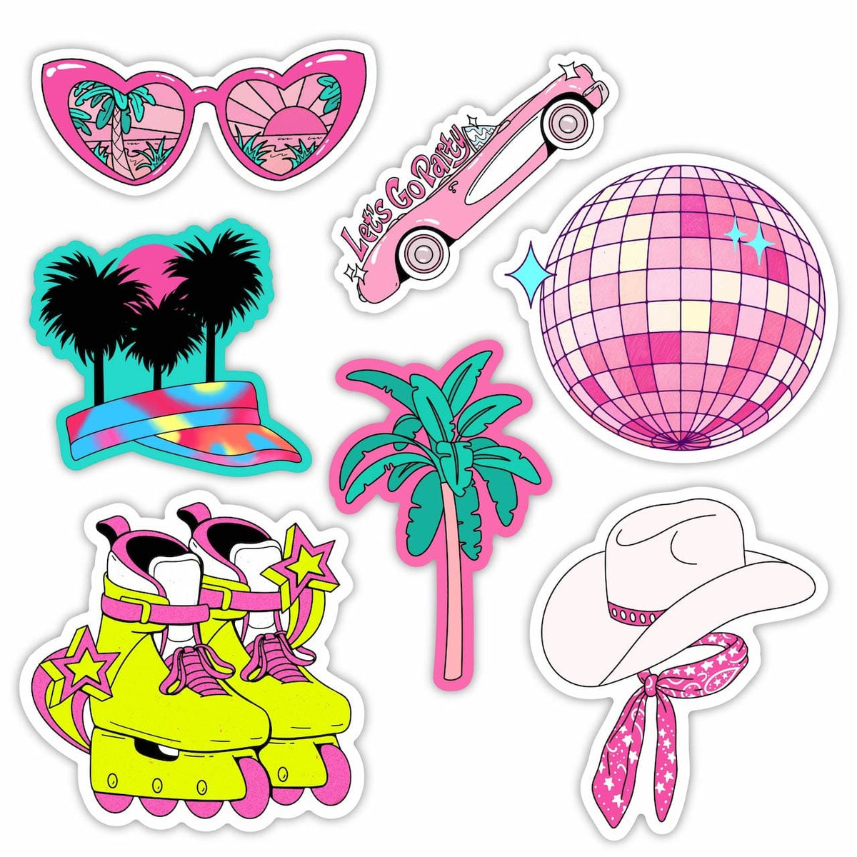 Pink Sticker 7 Pack – Big Moods