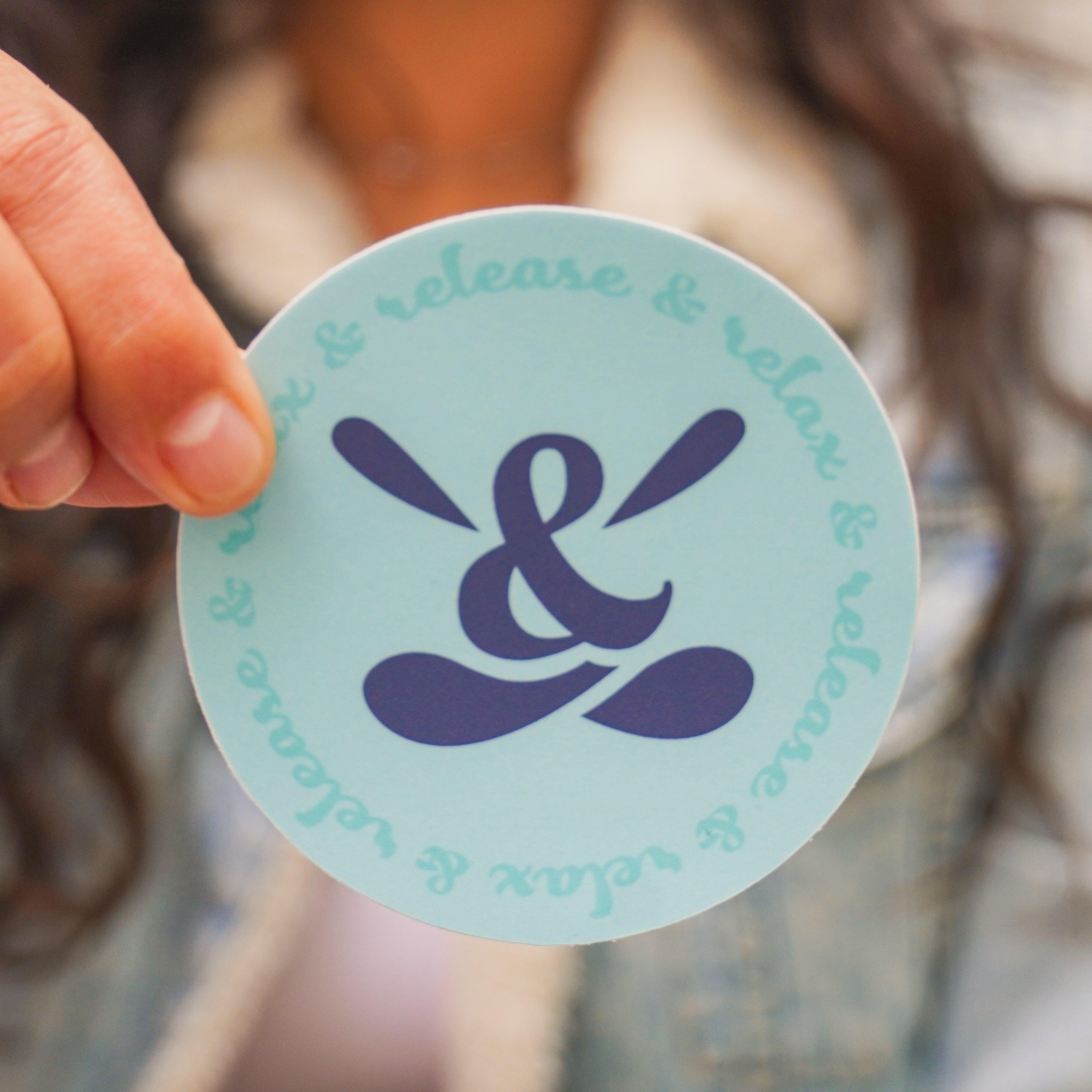 Relax & Release Positivity Sticker – Big Moods