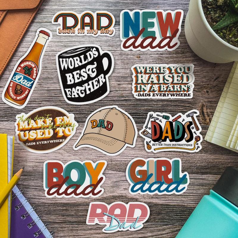 Dad Sticker 11 Pack – Big Moods