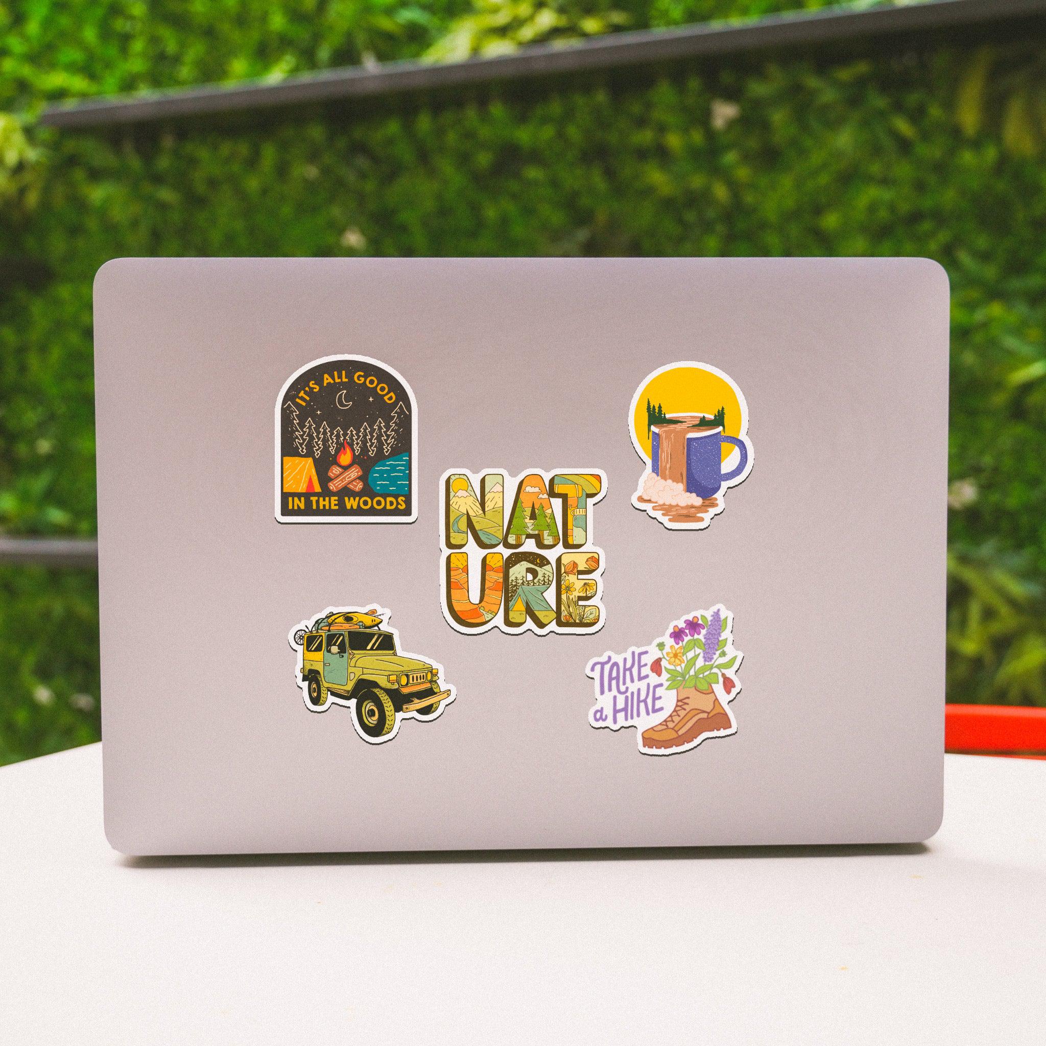Nature And Outdoors Stickers 5 Pack – Big Moods