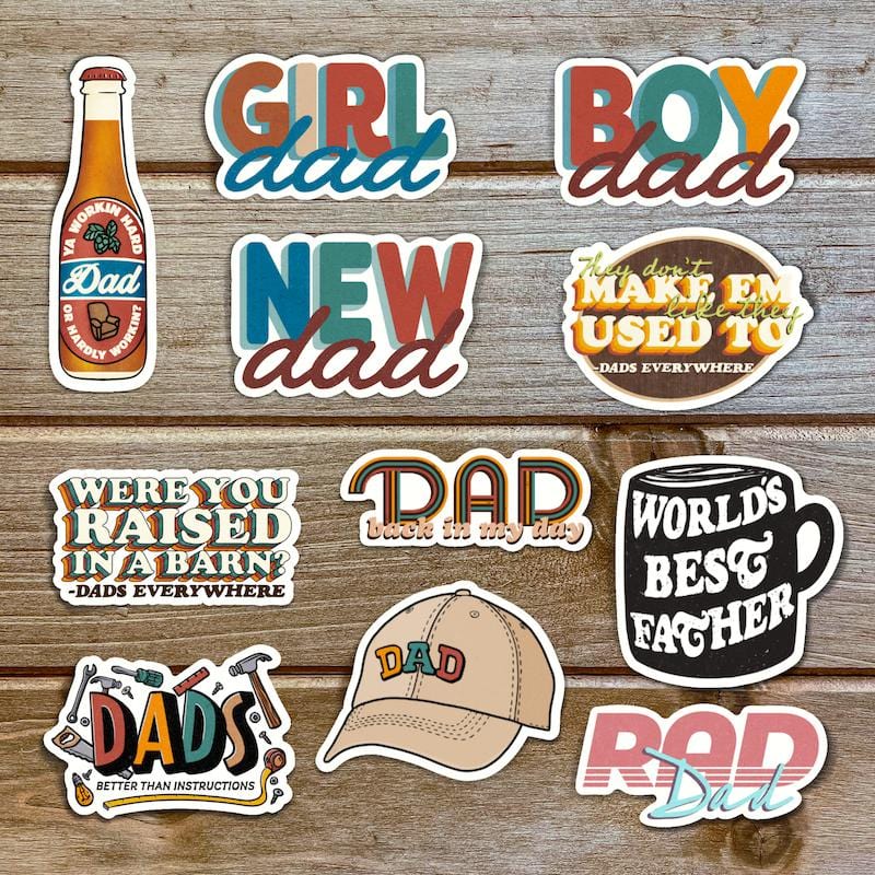 Dad Sticker 11 Pack – Big Moods