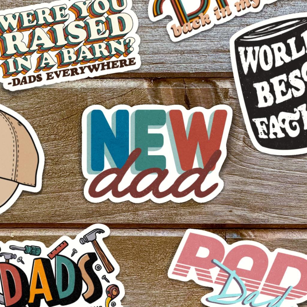 New Dad Sticker – Big Moods