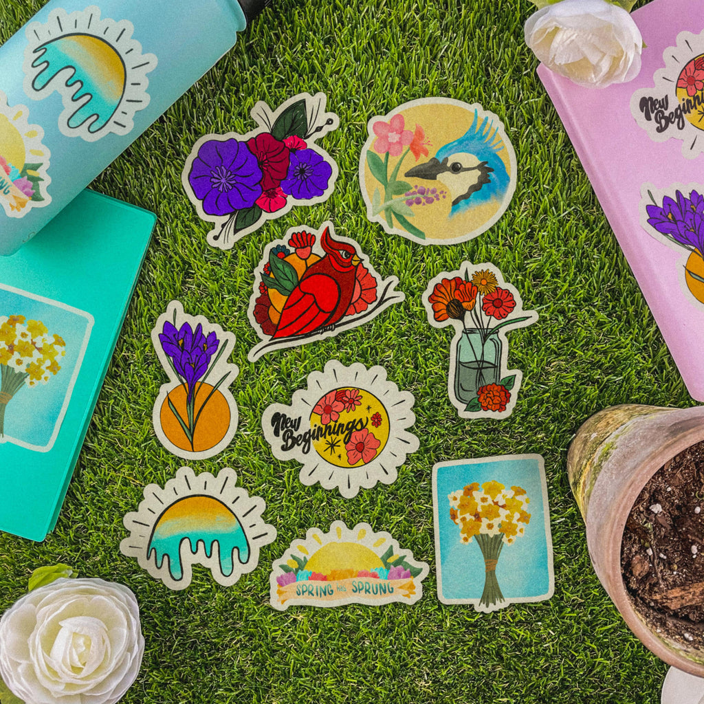 Spring Road Stickers Spring Stickers – Page 2 – Big Moods
