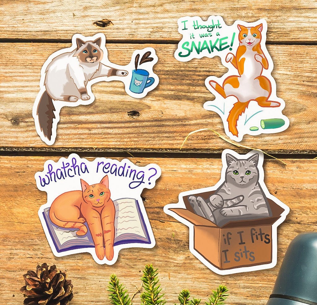 Black Cat Sticker – Big Moods