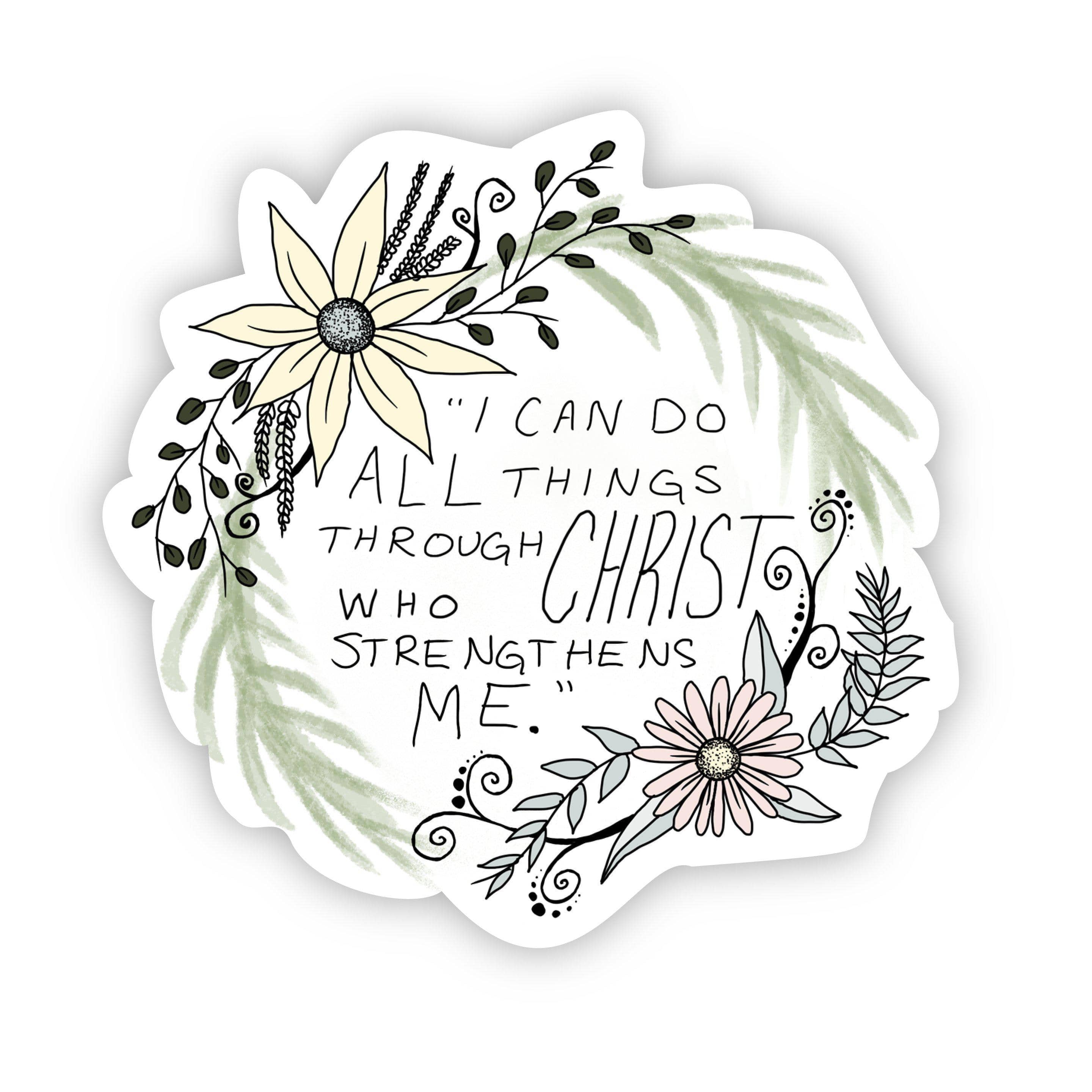 Christian Sticker Faith Bible Verse Quote Stickers 