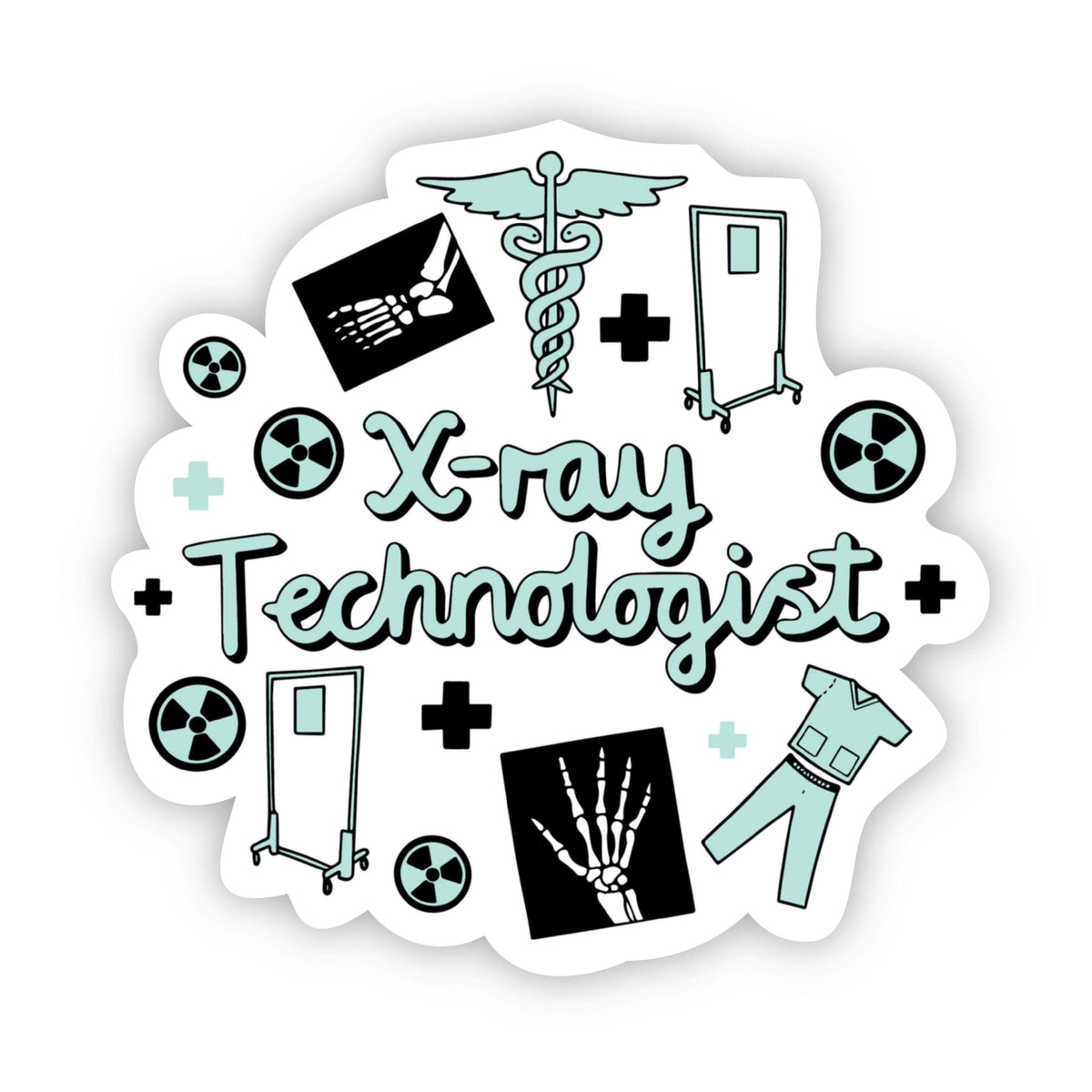 X-ray Technologist Green Sticker – Big Moods